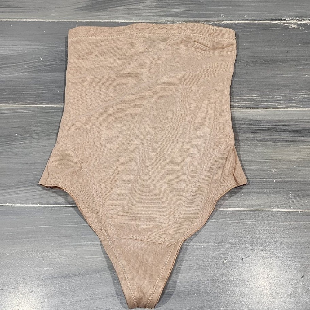 Miraclesuit High-Waist Thong Sexy Extra‎ Firm 2778 Stucco Size Small